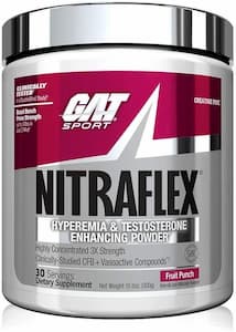 GAT Sport, NITRAFLEX Testosterone Boosting Powder